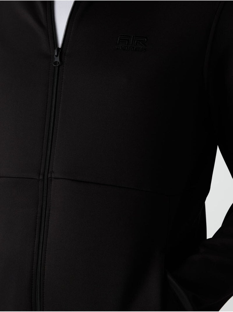 Ensemble de sport homme en scuba, col zippé tommy Noir - Kiabi