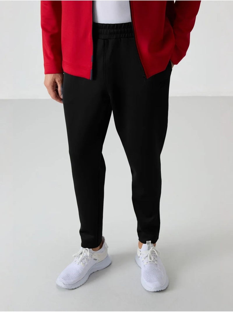 Ensemble de sport homme en scuba, col zippé tommy Rouge - Kiabi