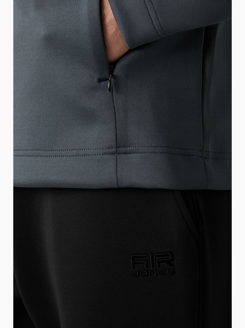Ensemble de sport homme en scuba, col zippé tommy Vert foncé - Kiabi