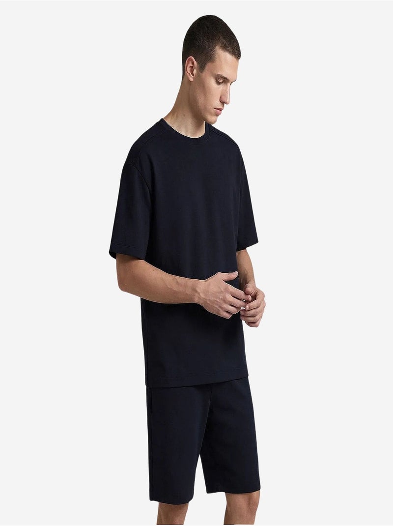 Ensemble de sport homme oversize court tommy Bleu marine - Kiabi