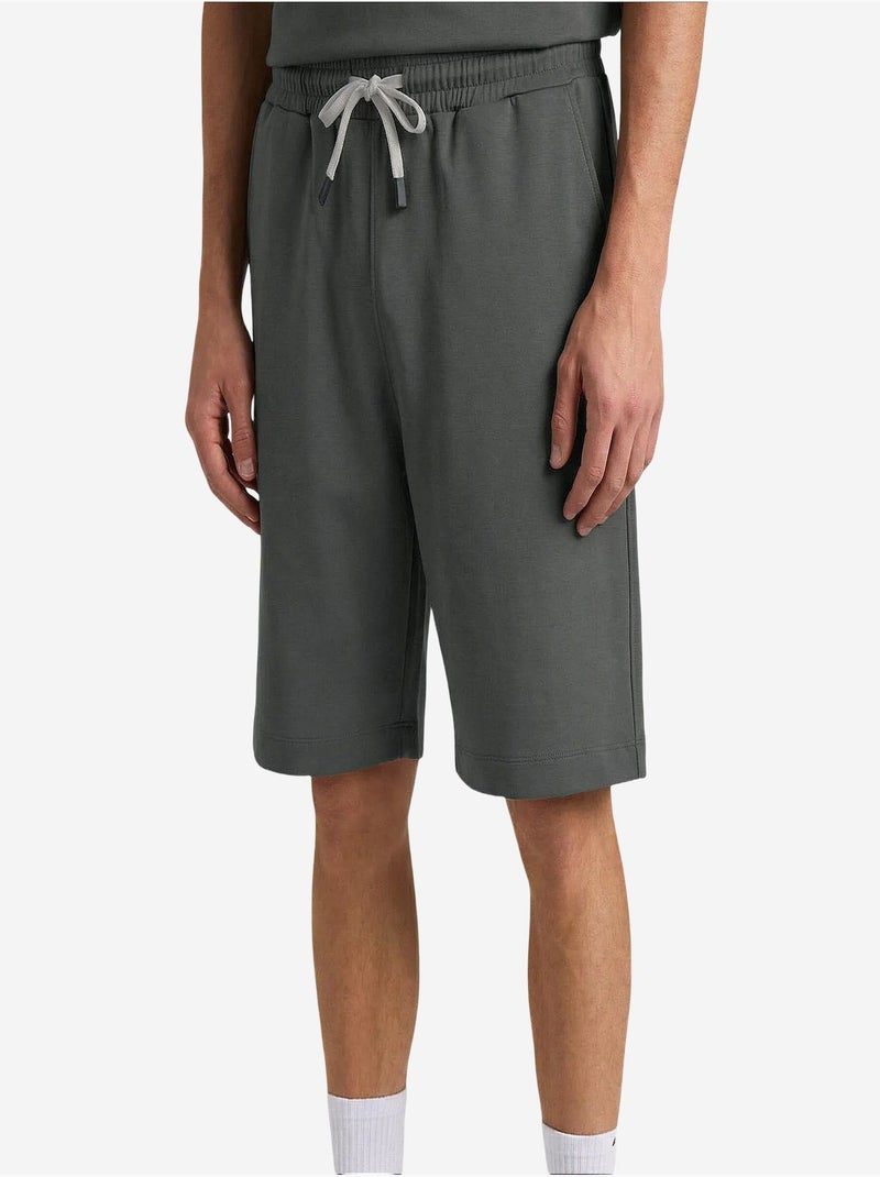 Ensemble de sport homme oversize court tommy Gris Noir - Kiabi