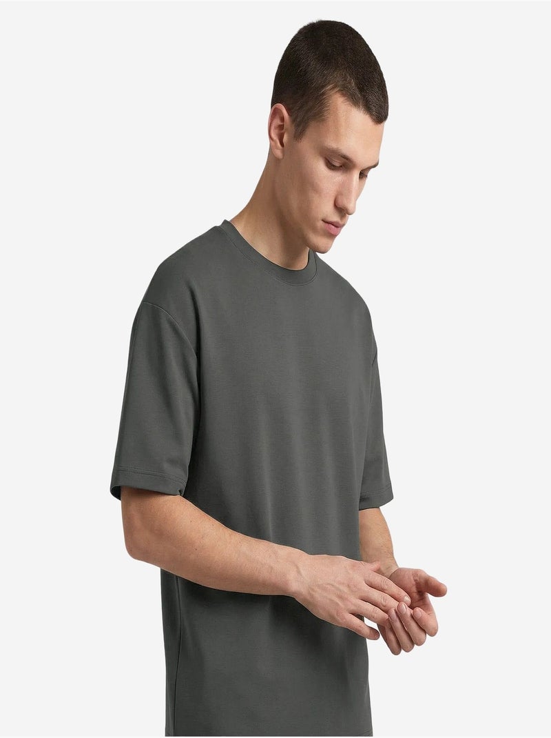 Ensemble de sport homme oversize court tommy Gris Noir - Kiabi