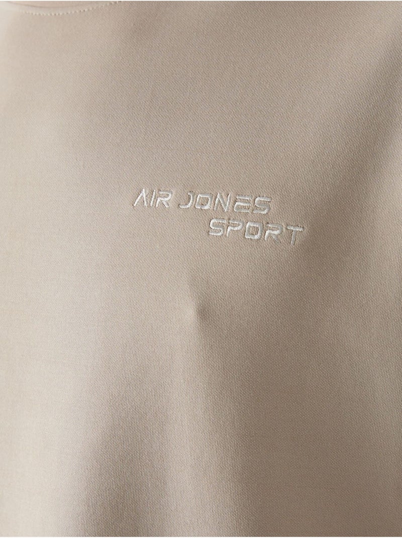 Ensemble de sport homme oversize en coton mélangé tommy Beige argile - Kiabi