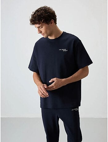 Ensemble de sport homme oversize en coton mélangé tommy