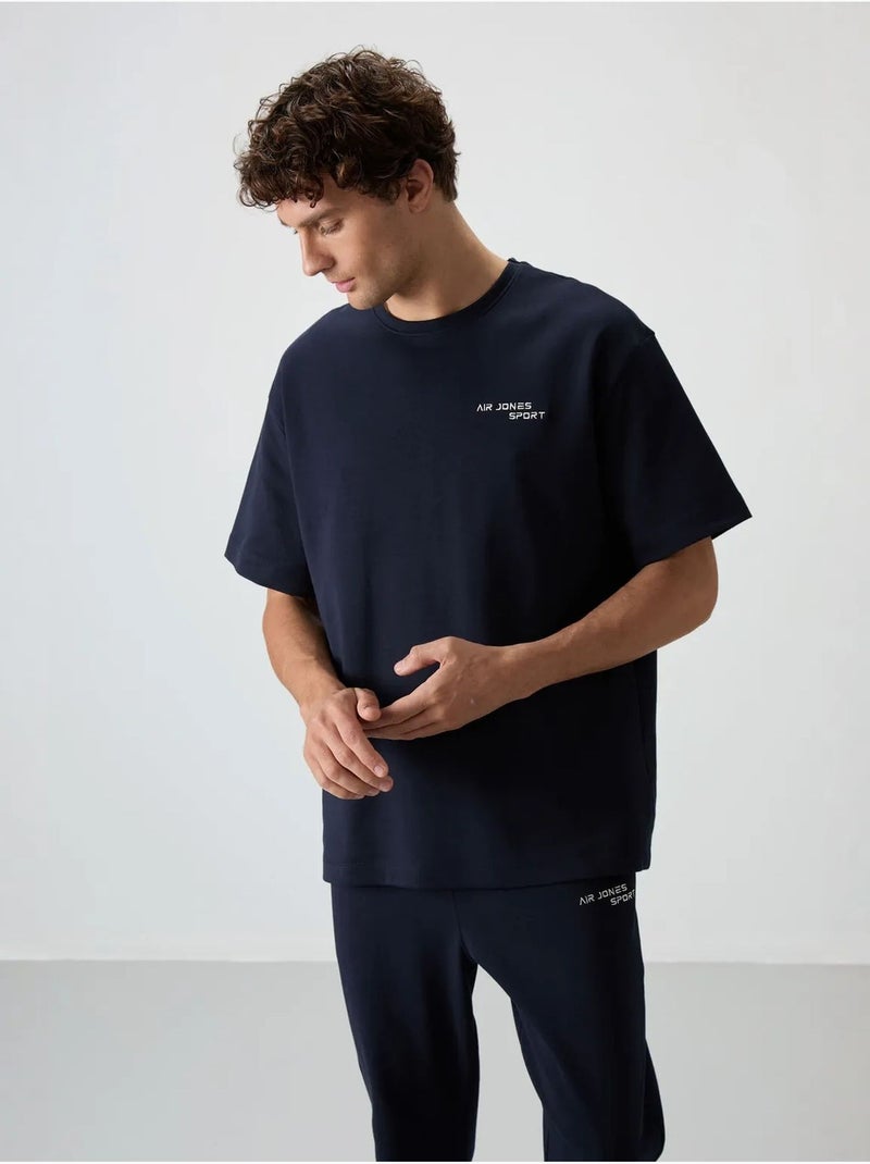 Ensemble de sport homme oversize en coton mélangé tommy Bleu marine - Kiabi