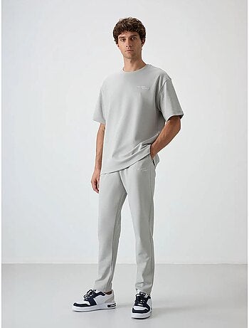 Ensemble de sport homme oversize en coton mélangé tommy