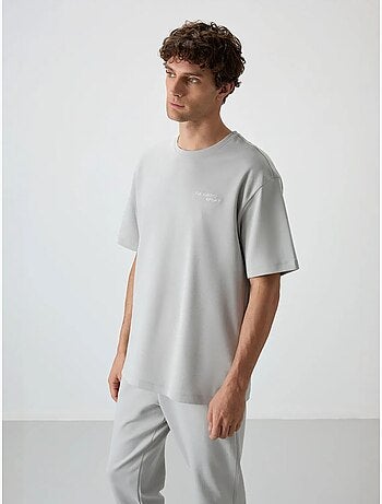 Ensemble de sport homme oversize en coton mélangé tommy