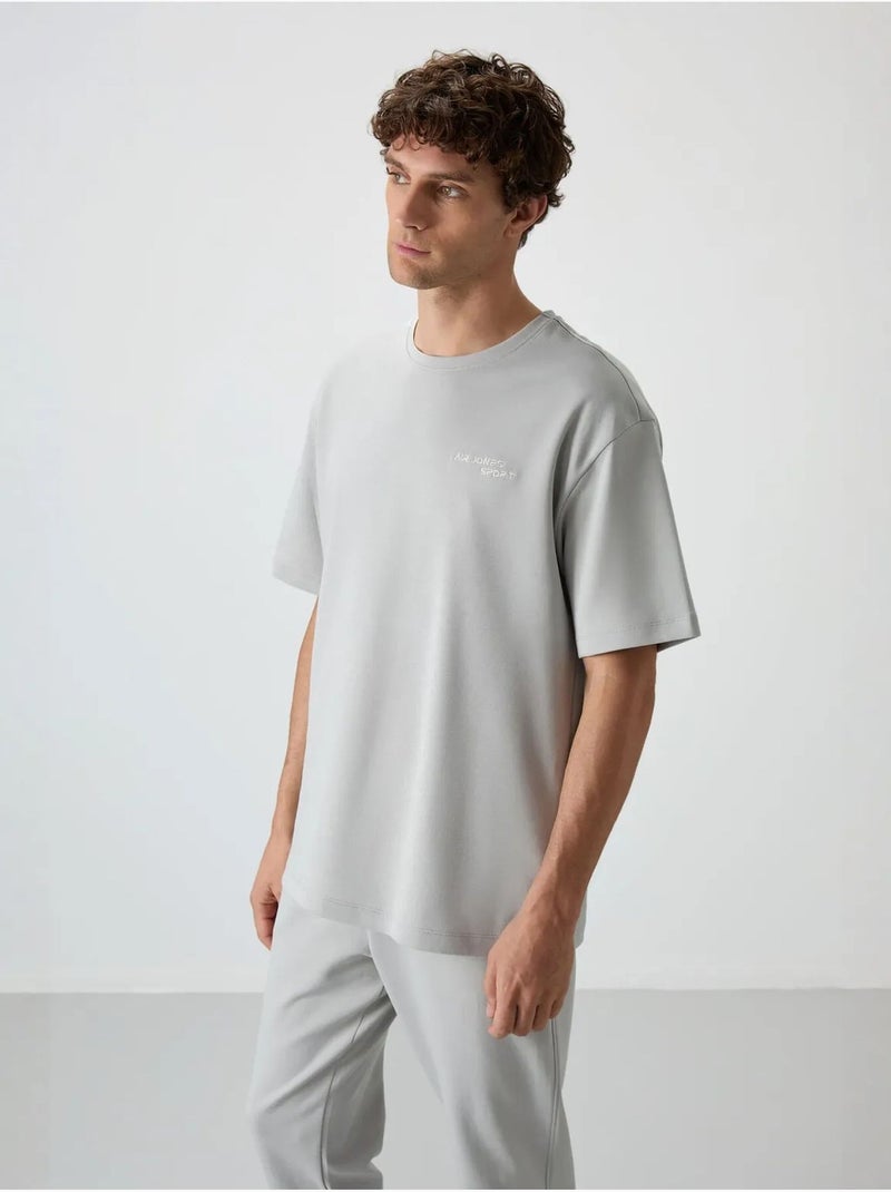 Ensemble de sport homme oversize en coton mélangé tommy Gris clair - Kiabi