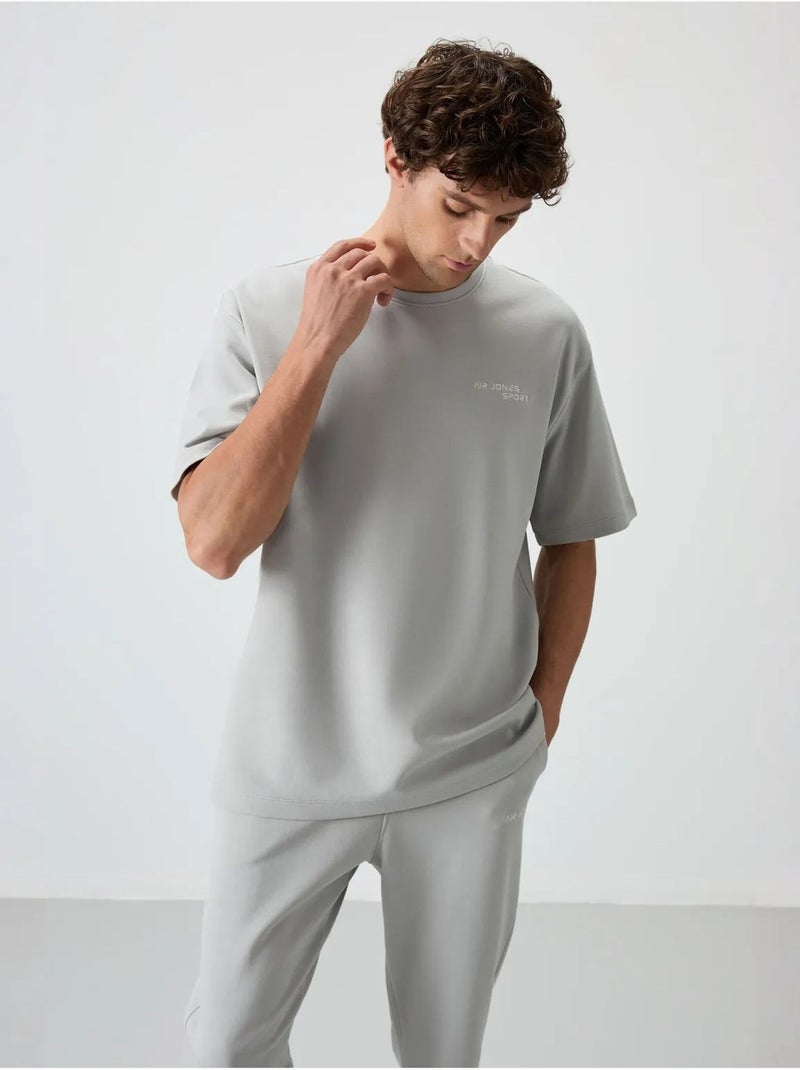 Ensemble de sport homme oversize en coton mélangé tommy Gris clair - Kiabi