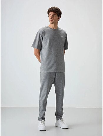 Ensemble de sport homme oversize en coton mélangé tommy
