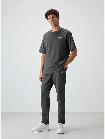 Ensemble de sport homme oversize en coton mélangé tommy