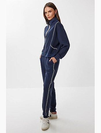 Ensemble de survêtement à manches longues et col zippé pour femme istanbul