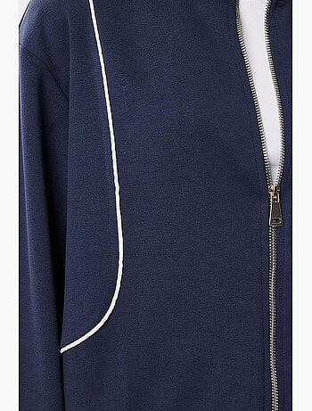 Ensemble de survêtement à manches longues et col zippé pour femme istanbul