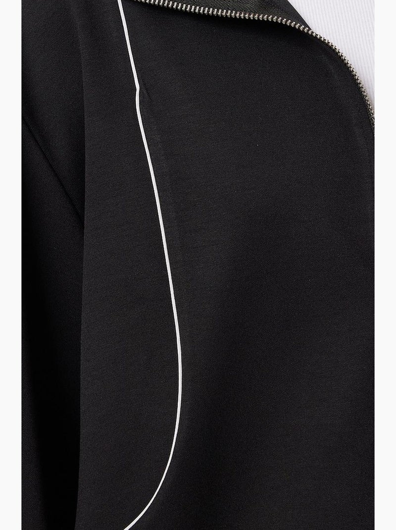 Ensemble de survêtement à manches longues et col zippé pour femme istanbul Noir - Kiabi