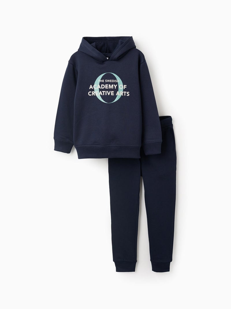 ensemble de Survêtement en Molleton Bleu foncé - Kiabi
