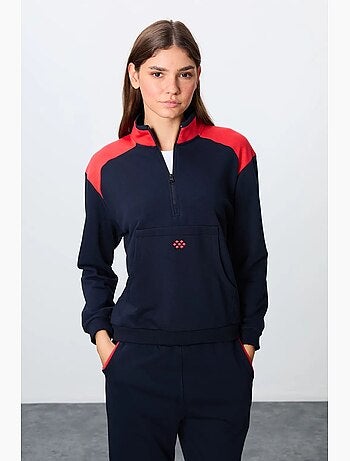 Ensemble de survêtement en molleton color block tommy