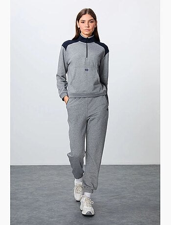 Ensemble de survêtement en molleton color block tommy
