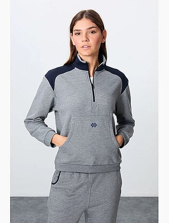 Ensemble de survêtement en molleton color block tommy