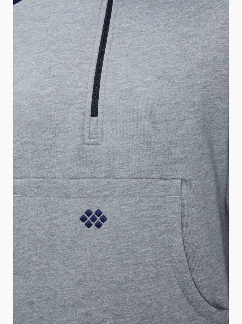Ensemble de survêtement en molleton color block tommy Gris Bleu - Kiabi