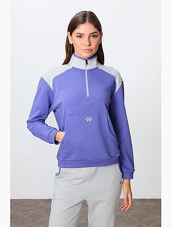 Ensemble de survêtement en molleton color block tommy