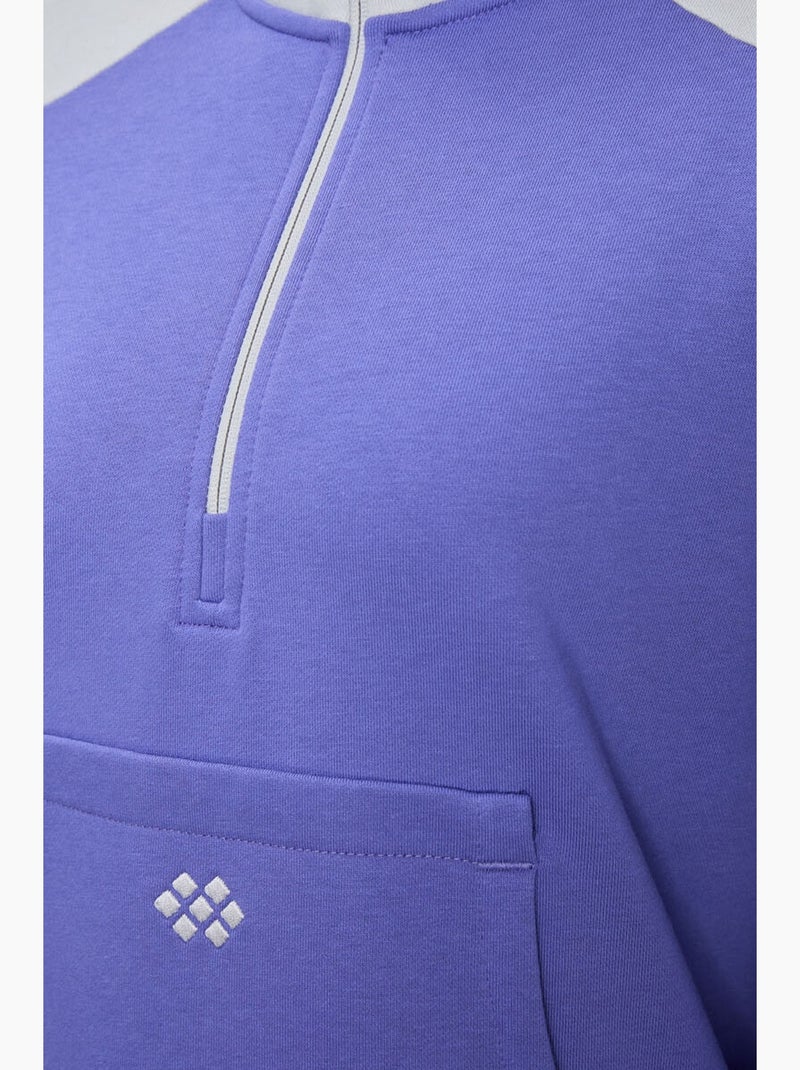 Ensemble de survêtement en molleton color block tommy Lavande - Kiabi