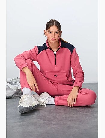 Ensemble de survêtement en molleton color block tommy