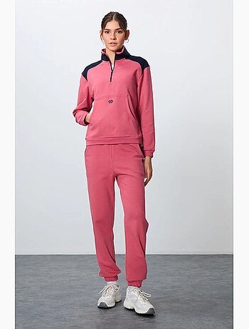 Ensemble de survêtement en molleton color block tommy