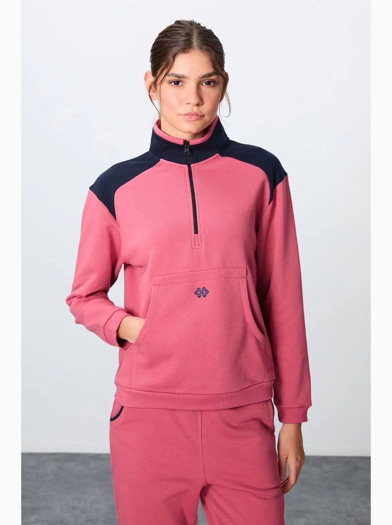 Ensemble de survêtement en molleton color block tommy Rose - Kiabi