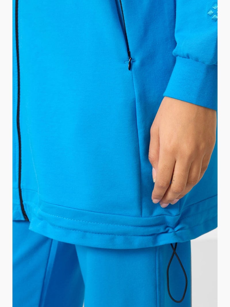Ensemble de survêtement en molleton tommy Bleu électrique - Kiabi