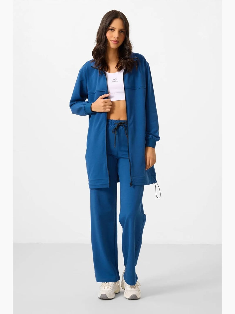 Ensemble de survêtement en molleton tommy Bleu - Kiabi