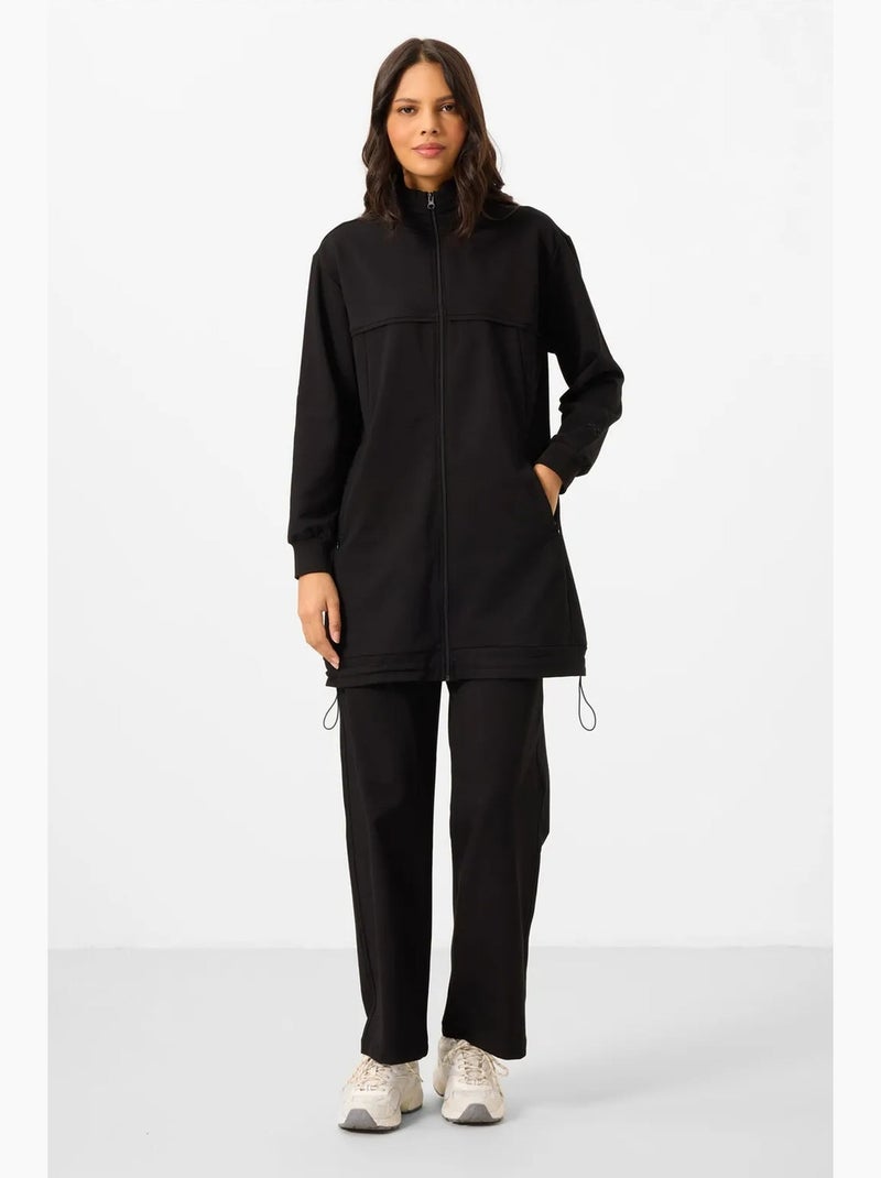 Ensemble de survêtement en molleton tommy Noir - Kiabi