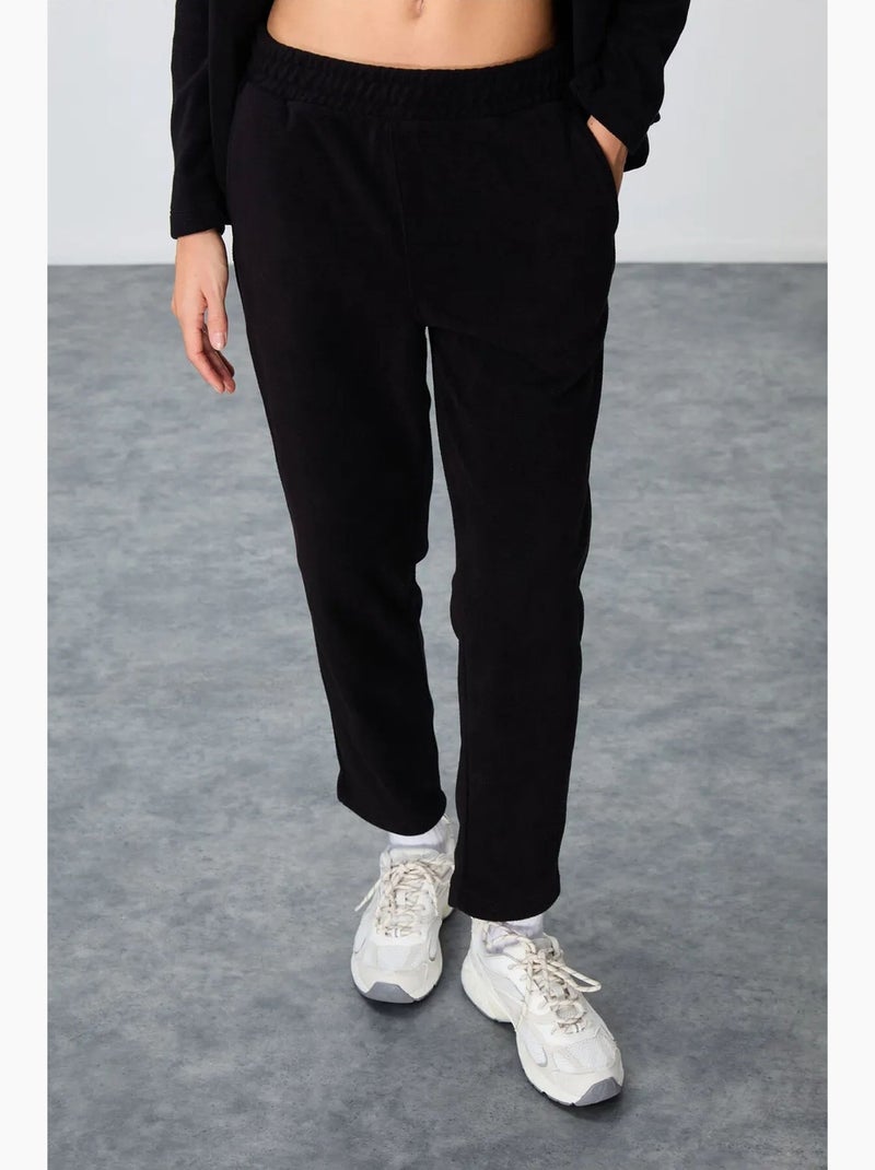 Ensemble de survêtement femme à zip et manches longues tommy Noir - Kiabi