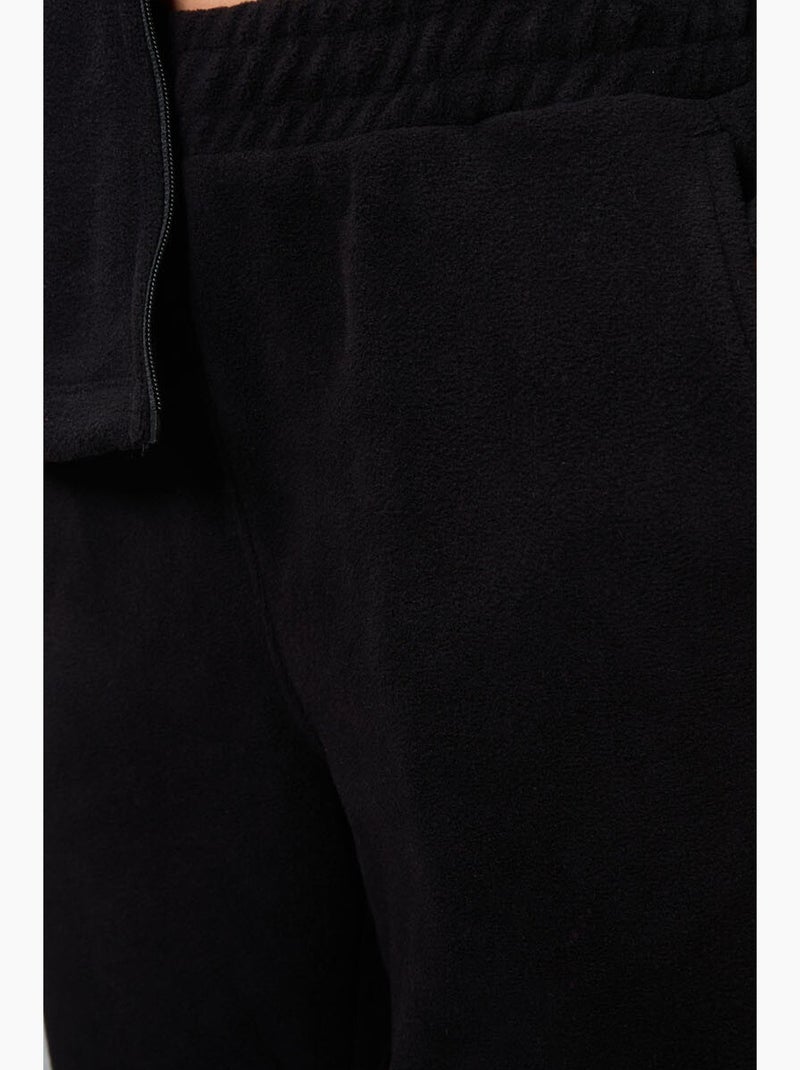 Ensemble de survêtement femme à zip et manches longues tommy Noir - Kiabi