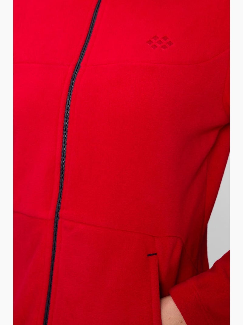 Ensemble de survêtement femme à zip et manches longues tommy Rouge - Kiabi