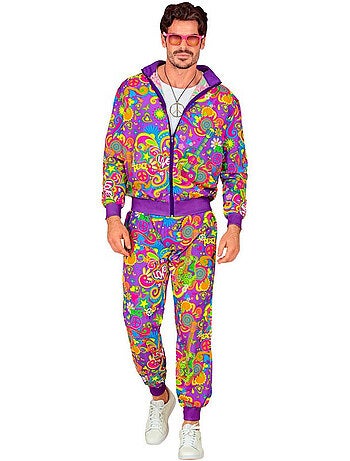 Ensemble de survêtement hippie Neon Flower Power
