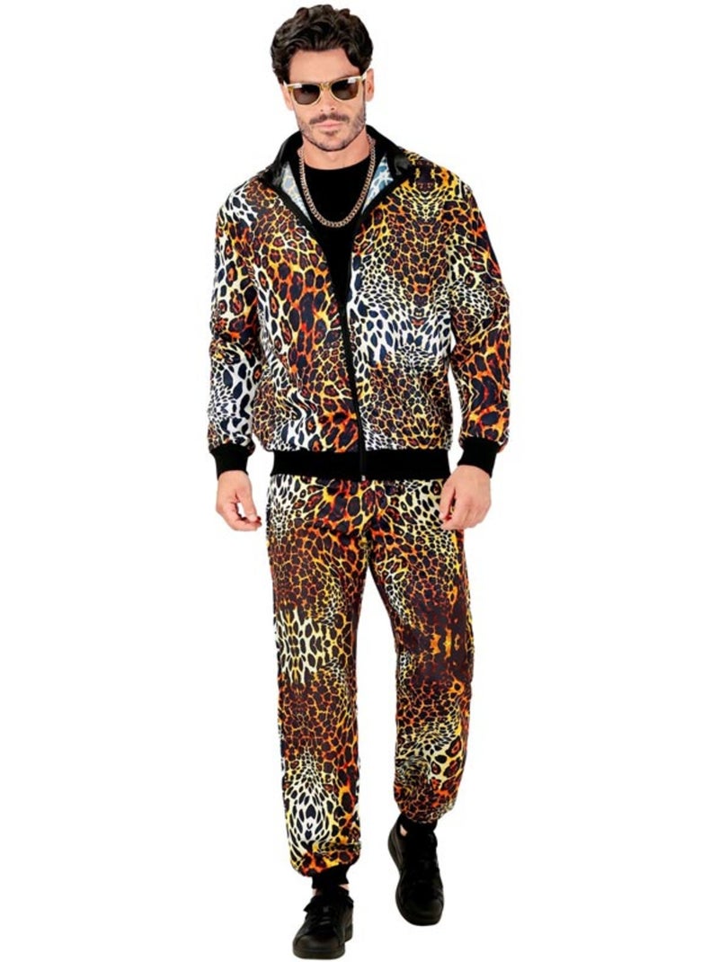 Ensemble de survêtement imprimé léopard fluo Multicolore - Kiabi