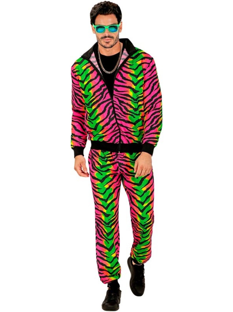 Ensemble de survêtement imprimé tigre néon Multicolore - Kiabi