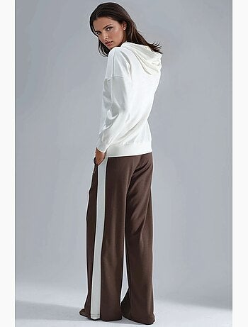 Ensemble de survêtement long rayé à capuche et jambes larges hiccup