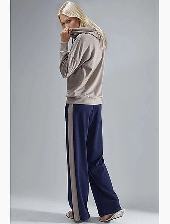 Ensemble de survêtement long rayé à capuche et jambes larges hiccup