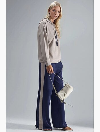 Ensemble de survêtement long rayé à capuche et jambes larges hiccup