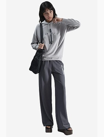 Ensemble de survêtement long rayé à capuche et jambes larges hiccup