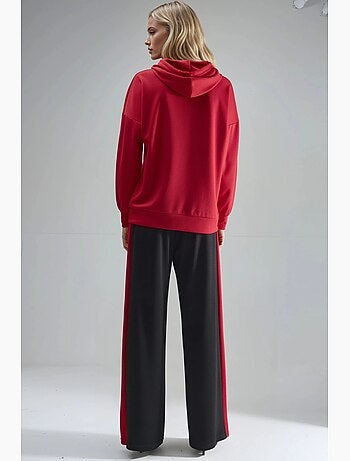 Ensemble de survêtement long rayé à capuche et jambes larges hiccup