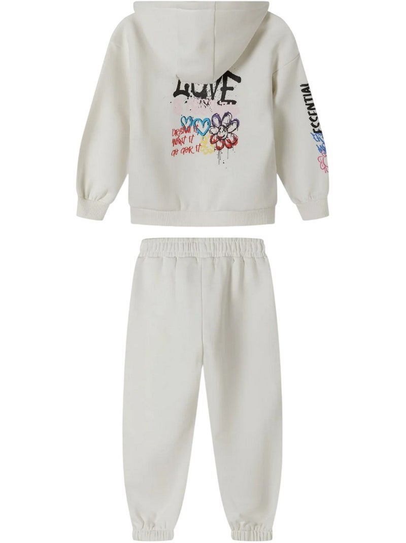 Ensemble de survêtement motif/style graffiti - minoti Blanc - Kiabi