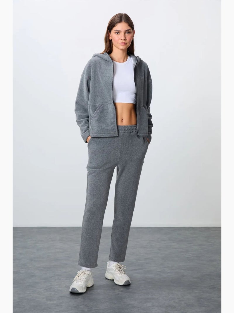 Ensemble de survêtement oversize à capuche et zip tommy Gris - Kiabi