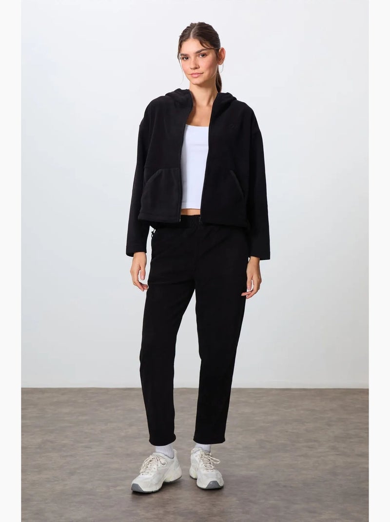 Ensemble de survêtement oversize à capuche et zip tommy Noir - Kiabi