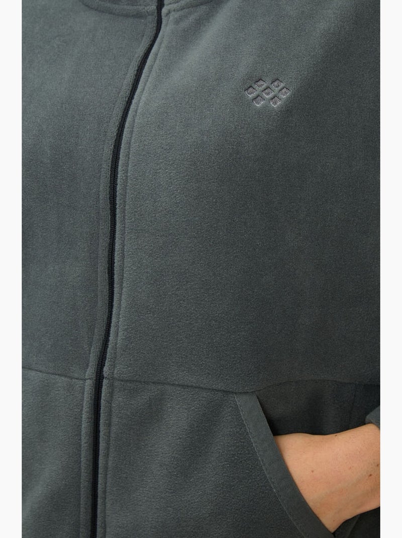 Ensemble de survêtement oversize à capuche et zip tommy Vert foncé - Kiabi