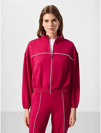 Ensemble de survêtement oversize à col zippé tommy