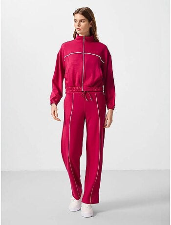 Ensemble de survêtement oversize à col zippé tommy