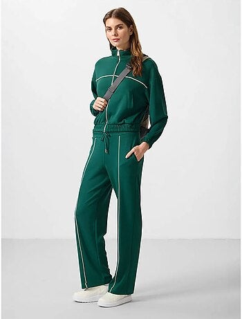 Ensemble de survêtement oversize à col zippé tommy