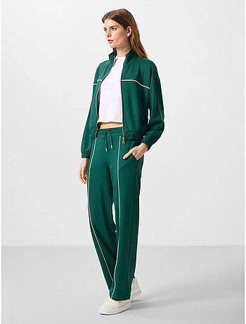 Ensemble de survêtement oversize à col zippé tommy